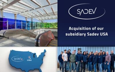 Acquisition of our subsidiary SADEV USA